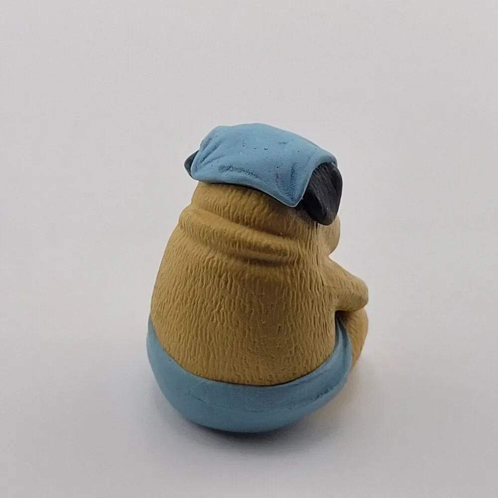 Relaxing Pug - Japanese Gachapon Tan Spa Mini Figure